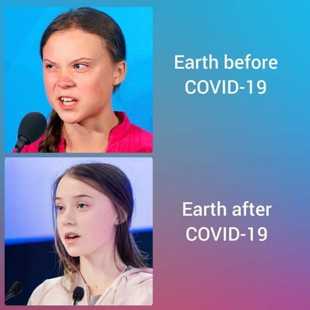 Earth before and after COVID-19