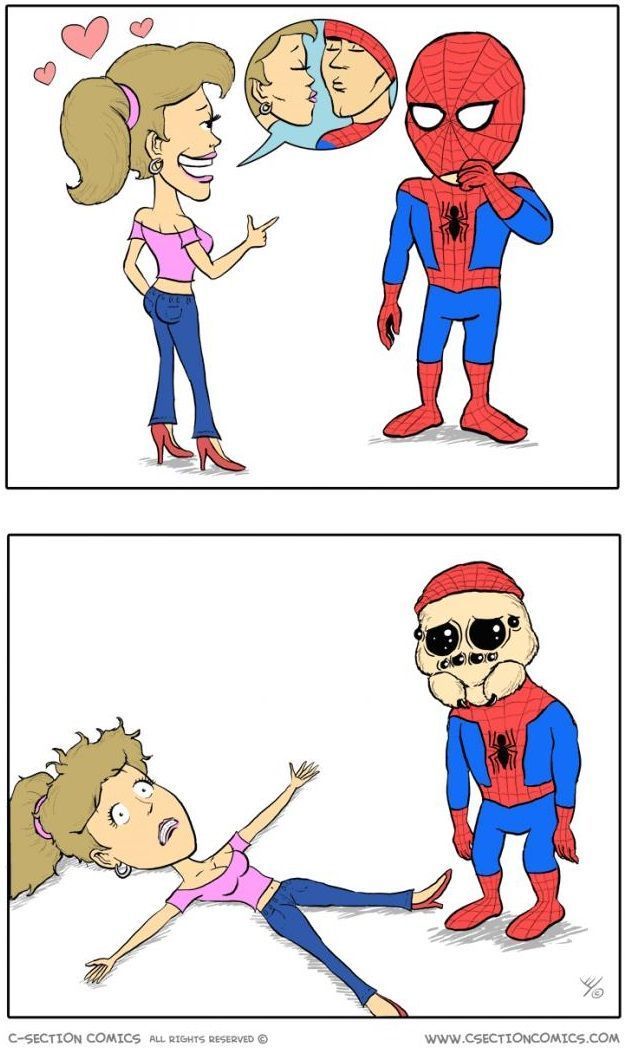 The real reason Spiderman wears a mask