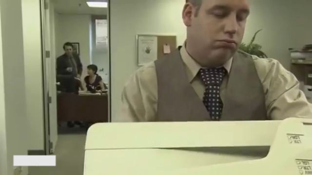 What to do when you're bored at work? lol, funny videos, funny, printer, employees, office, work.