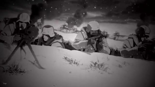 Winter battle, First Squad The Moment Of Truth, Animation, Anime, Mashup, Anime Film, Vegr, Music, Day Of Victory, 9 5 45, Great Domestic War