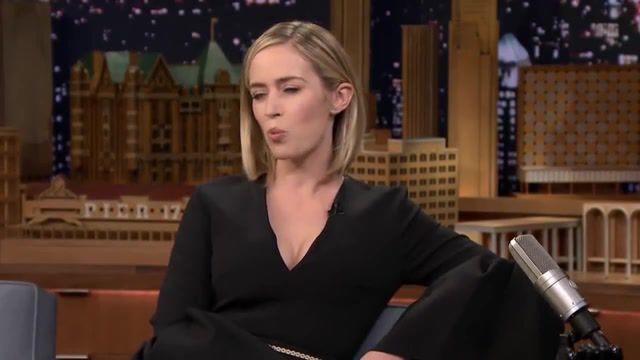 D d, the tonight show, jimmy fallon, emily blunt, kids, picking up, dad, american accent, nbc, nbc tv, television, funny, talk show, comedic, humor, snl, fallon stand up, fallon monologue, tonight, show, jokes, movies, movies tv.