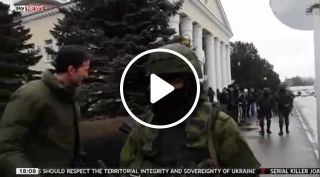 UKRAINE CRISIS Russian Gunships Over Crimea, Unidentified Troops Seize Airport, US Warns Russia