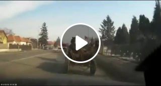 Accident on Romanian highway