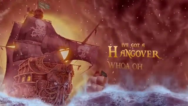 Alestorm hangover, records, channel, alestorm musical group, taio cruz musical artist, hangover, lyric, cover version, sunset on the golden age, official, pirate metal, heavy metal musical genre, power metal musical genre, pirates, music.