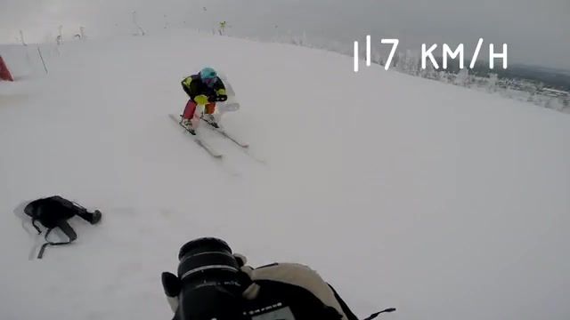 117 km h on ski, speed, snow, boi, as, fast, you do not f k with a god, fire, theunder, finland, gopro, ski, sport, extrime sport, be a hero, this is your life, sports.