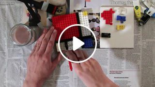 Painting with Lego