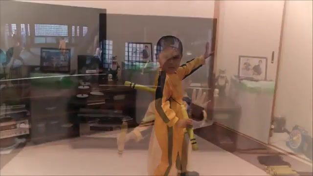 Bruce Lee Is Live Masters Of Nunchaku. 5 Year Old. Child. Martial Arts. Movie Moments. Film. Tv. Ryusei. Action Scenes. Game Of Death. Japan. Kid. Nunchaku. Bruce Lee.