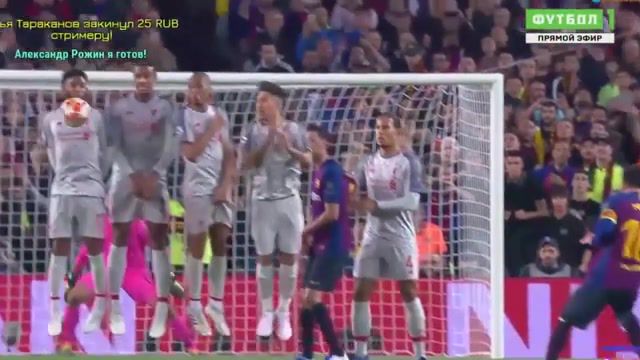Barcelona vs liverpool 3 0 messi second goal, barcelona, messi, messi free kick, messi second goal, liverpool, barca, champions, league, sports.