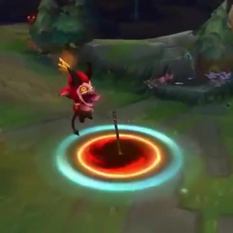 New Devil Teemo Skin Recall Scary Animation. Skinspotlights. League Of Legends. Leagueoflegends. Teemo. Devil. Gaming.