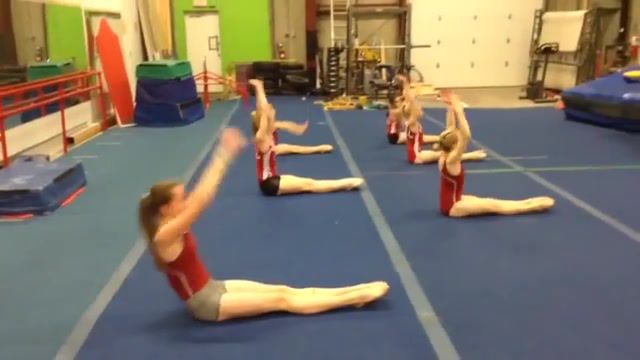 Training with gymnastic girls, Fun, Girl Girls Beautiful, Music Amazing Like, Easy Exercises, Hard Exercises, High Level, Gymnasts, Abdominal Exercises, How To Build Abs, Abs, Sports