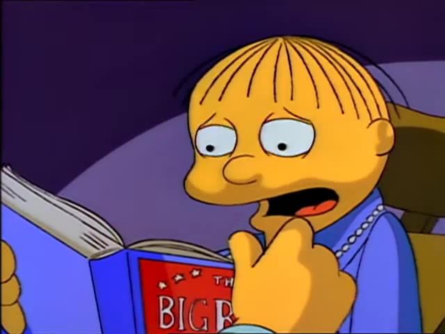 The Big Book of British Smiles, The, Big, Book, Of, British, Smiles, The Simpsons, Ralph Wiggum, Cartoons