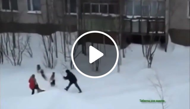 Russian Palladin Hero Of Shovel, Guy Saves Girl From Pack Of Wild Dogs, Meanwhile In Russia, Animals Pets. #1