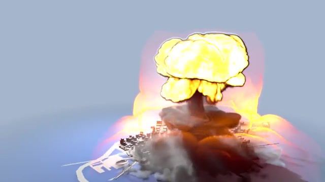 Nuclear Bomb - Video & GIFs | turbulencefd,cinema4d,c4d,nuclear bomb,cartoons