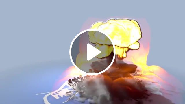 Nuclear bomb, turbulencefd, cinema4d, c4d, nuclear bomb, cartoons. #0