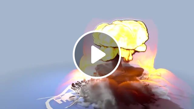 Nuclear bomb, turbulencefd, cinema4d, c4d, nuclear bomb, cartoons. #1