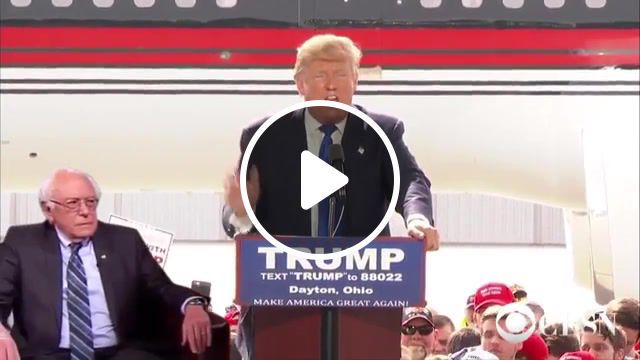 Bernie sanders scares trump at ohio rally, bernie, sanders, drumpf, trump, news, news politics. #0