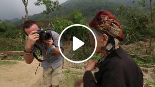 Vietnamese granny and miracle of photography
