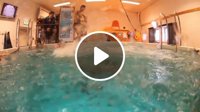 Freediving in navy tank like a dolphin, freediving, apnea, diving, underwater, under water, water, sport, water sport, sports. #0