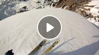 GoPro HD Avalanche Cliff Jump with Matthias Giraud