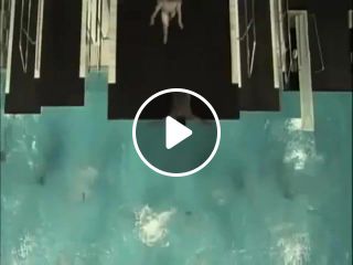 Chinese diving team training