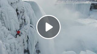 Ice Climbing Frozen Niagara Falls Will Gadd's First Ascent