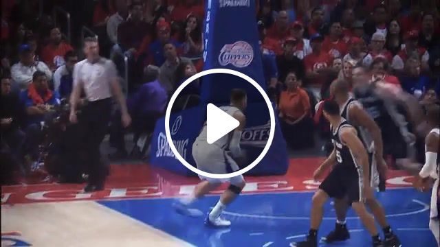 Blake griffin's super spin and smash in phantom slow motion, sports. #0