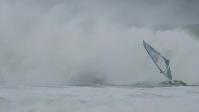 Red Bull Storm - Video & GIFs | ocean,water,big wave,cold,freeze,extreme,adrenalin,storm,red bull,windsurfing action wsnl,sports