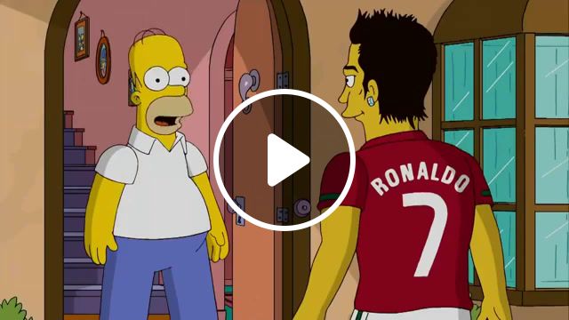Homer vs cristiano ronaldo the simpsons, hd, ronaldo, cristiano, vs, simpson, homer, future, the, write, nike, sports. #1