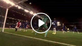 Kepa scores own goal with his face