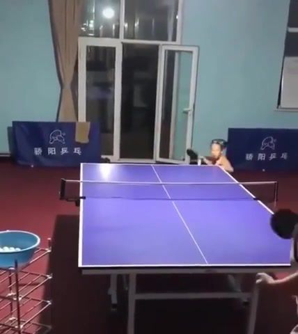 Ping Pong Kids - Video & GIFs | asian,ping pong,ping pong loop,kid,kid react,sports