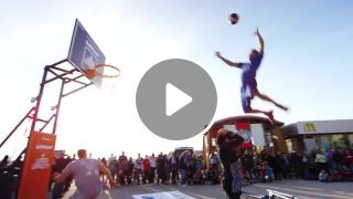 Basketball freestyle in Italy