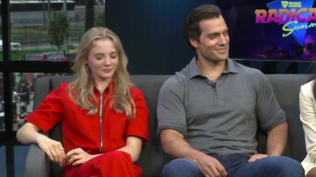 Henry Cavill Freya Allan Interview The Witcher Geralt Ciri - Video & GIFs | henry cavill,freya allan,interview,the witcher,geralt,song true love will find you in the end crybaby,mashup