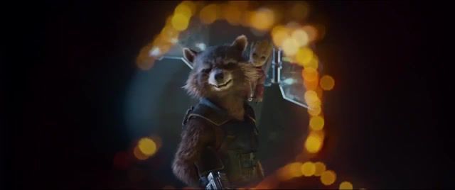 Hello from Rocket Raccoon - Video & GIFs | thorin oakenshield,john malkovich,the hobbit the battle of the five armies,the hobbit,movie trailers,trailer,movie,hole,i'm groot,im groot,groot,rocket raccoon,raccoon,rocket,guardinas of galaxy vol 2,guardians of the galaxy,movies,movies tv