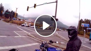 LOCAL GUY ON MOTORCYCLE IS DANCING AT INTERSECTIONS Part 2