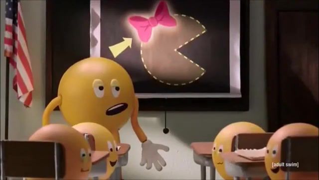 Pac Man Ed. Man. Pac. Robot Chicken. Cartoons.