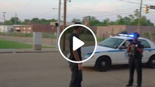 Police Officer Take 5 Skater