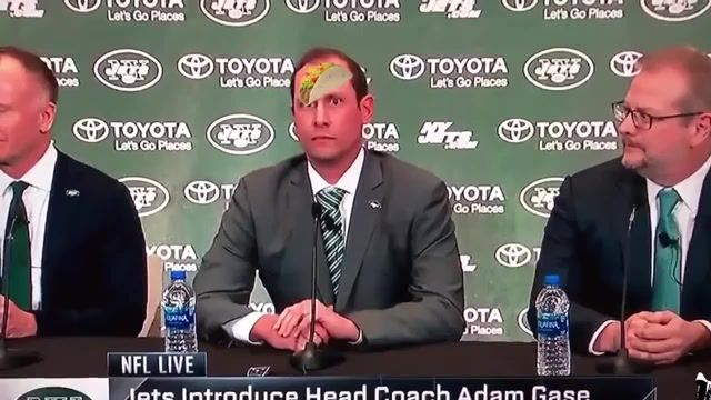 Follow the taco, Adam, Adam Gase, Jets, Tacos, Tacotuesday, New York Jets, Trash Talk, Nfl, Head Coach, Sports, Newer, Delinquent Habits, Follow, Eyes, Augmented Reality, Taco, Funny Moments, Press Conference, Mexican Food, Mexico, Funny