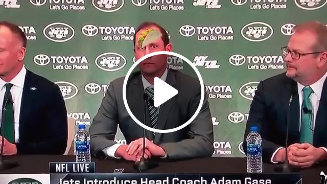 Follow the taco, adam, adam gase, jets, tacos, tacotuesday, new york jets, trash talk, nfl, head coach, sports, newer, delinquent habits, follow, eyes, augmented reality, taco, funny moments, press conference, mexican food, mexico, funny. #0