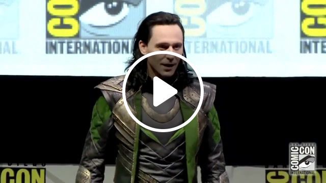 Tom hiddleston as loki at comic con official hd, comic con, marvel, the avengers, thor the dark world, loki, thor, florence and the machine, tom hiddleston. #0