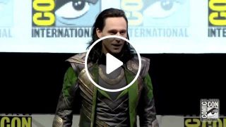 Tom Hiddleston as LOKI at Comic Con Official HD