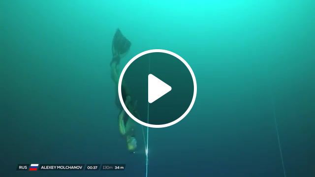 Vb alexey molchanov's world record dive to 130m, dive, apnea, alexey molchanov, deep dive, freediving, vb, deans blue hole, vertical blue, bahamas, big blue, sports. #0