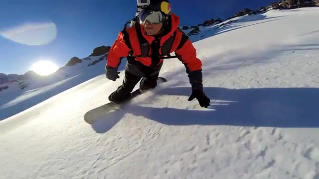 Mountain snowboarding, gopro, hero 3, camera, hd cam, hd, rad, snow, ski, snowboard, snowboarding, mountain, andes, sports.