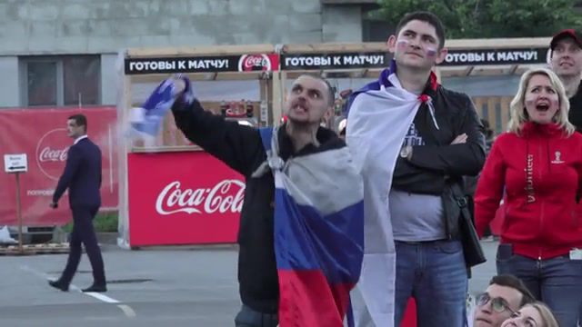 Russian football fan, sports.