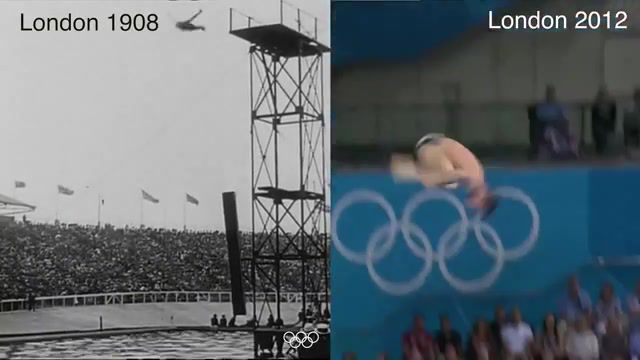 The Olympic Games Diving 104 years apart. London London, Diving, London, Olympic, Olympic Games, The Olympic Games, Sports