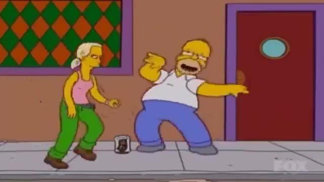 Homer Guy Well D'uh. Simpsons. Bad Guy Billie Eilish. Billie Eilish. Bad Guy. Homer. Marge. Dance. Music. Dancing. The Simpsons. I'm The Bad Guy. Cartoons.