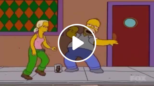 Homer guy well d'uh, simpsons, bad guy billie eilish, billie eilish, bad guy, homer, marge, dance, music, dancing, the simpsons, i'm the bad guy, cartoons. #0