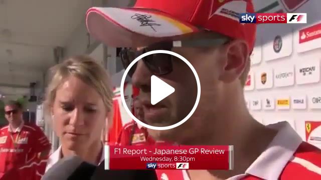 Interview with vettel after retirement from japanese gp, sports. #1