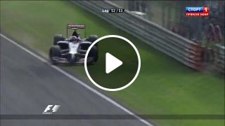 Italian Grand Prix. Kvyat's Brilliant Save