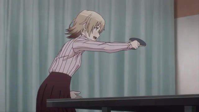 Ping pong trickery, trick, anime.