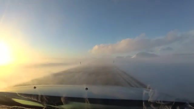 Iceland. Iceland. Helvegen. Land Of Wind. Snow. Cars. Auto Technique.